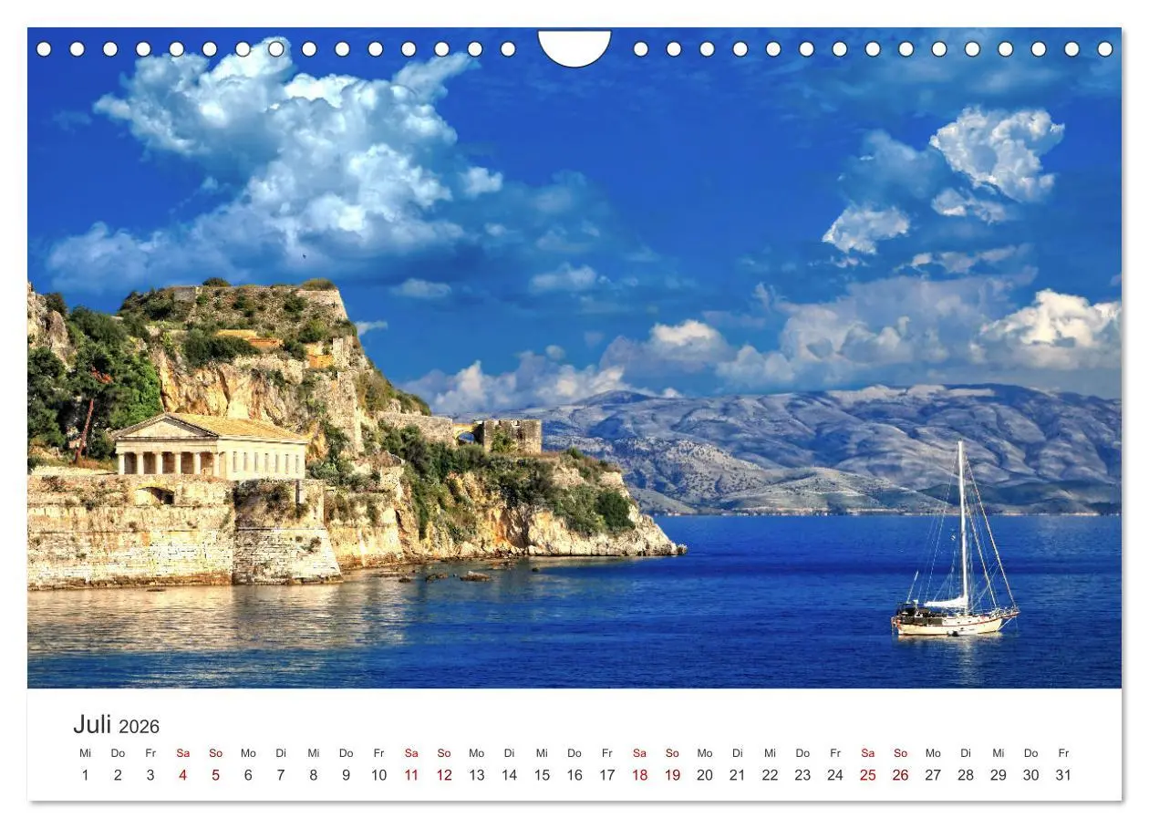 Bild: 9783457562642 | Korfu - Die paradiesische Insel im Mittelmeer. (Wandkalender 2026...