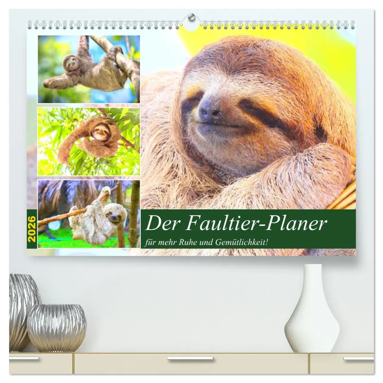 Cover: 9783457632642 | Der Faultier-Planer für mehr Ruhe und Gemütlichkeit! (hochwertiger...