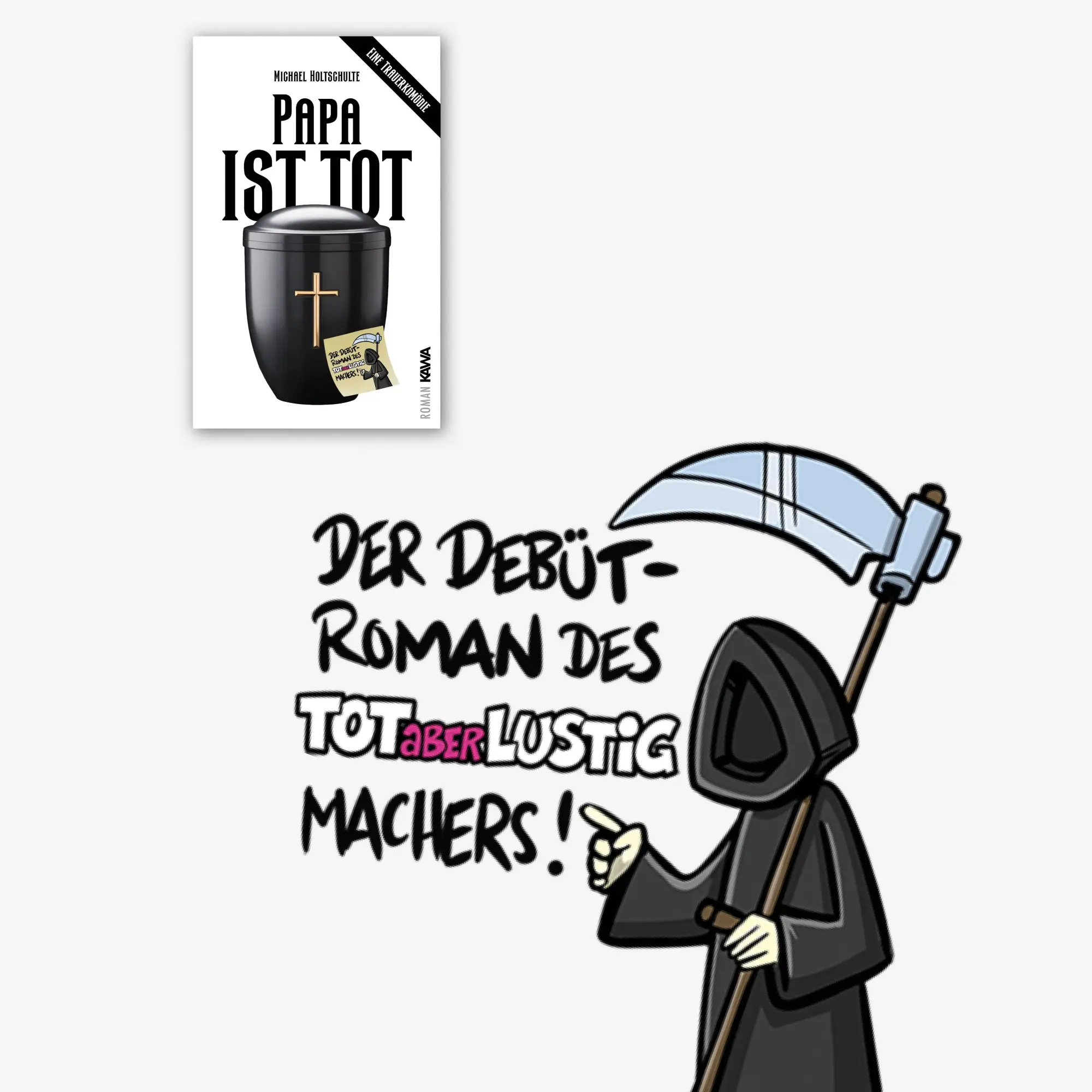 Bild: 9783986602642 | Papa ist tot | Michael Holtschulte (u. a.) | Taschenbuch | 292 S.