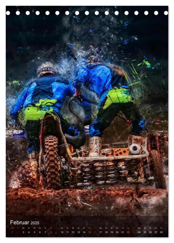 Bild: 9783435912742 | Motocross Seitenwagen - einfach cool (Tischkalender 2025 DIN A5...