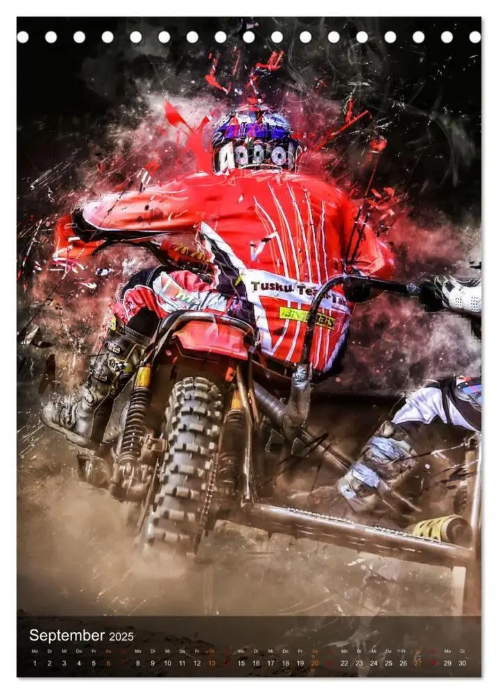 Bild: 9783435912742 | Motocross Seitenwagen - einfach cool (Tischkalender 2025 DIN A5...