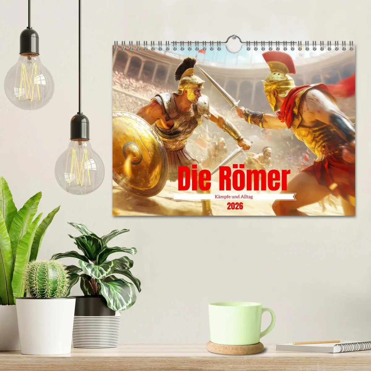 Bild: 9783457312742 | Die Römer - Kämpfe und Alltag (Wandkalender 2026 DIN A4 quer),...