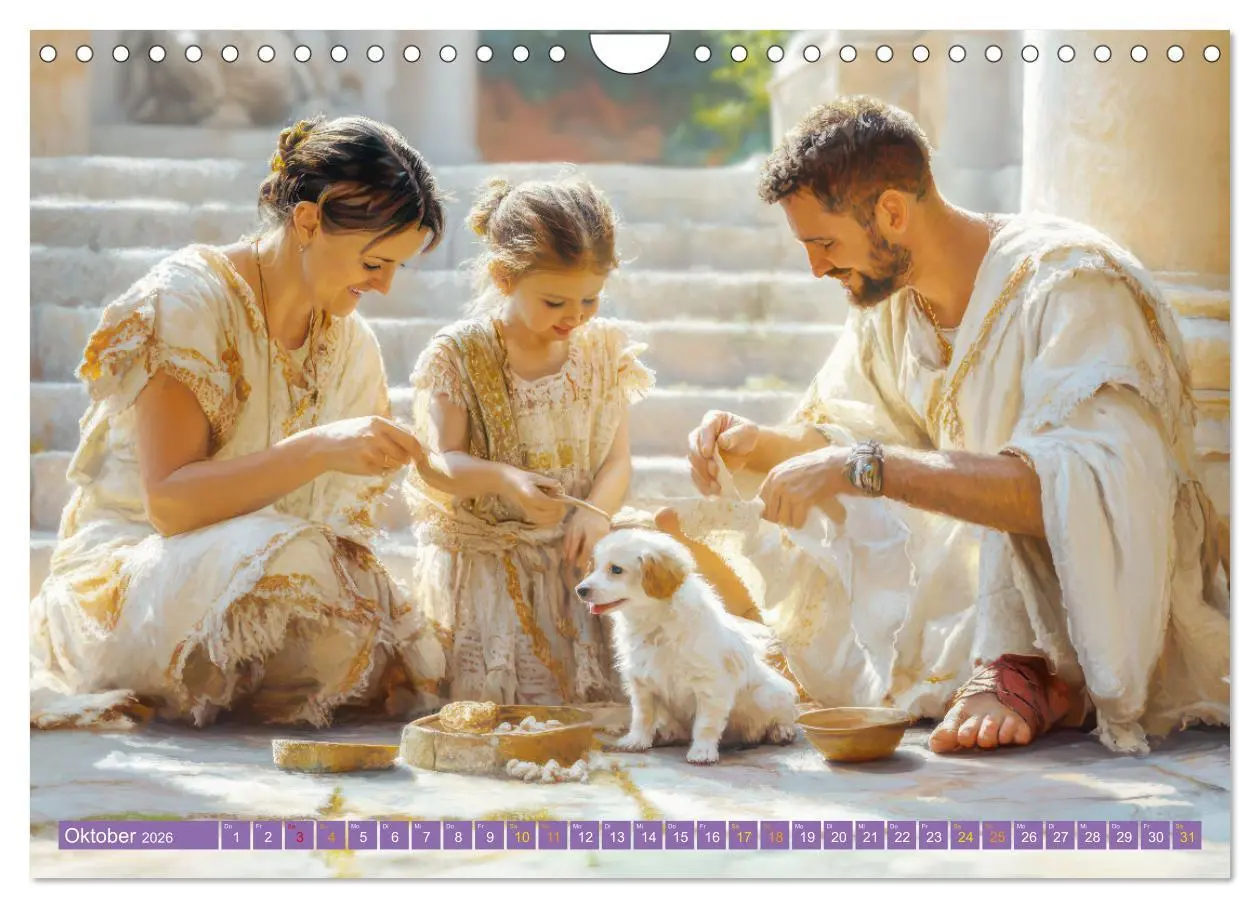Bild: 9783457312742 | Die Römer - Kämpfe und Alltag (Wandkalender 2026 DIN A4 quer),...