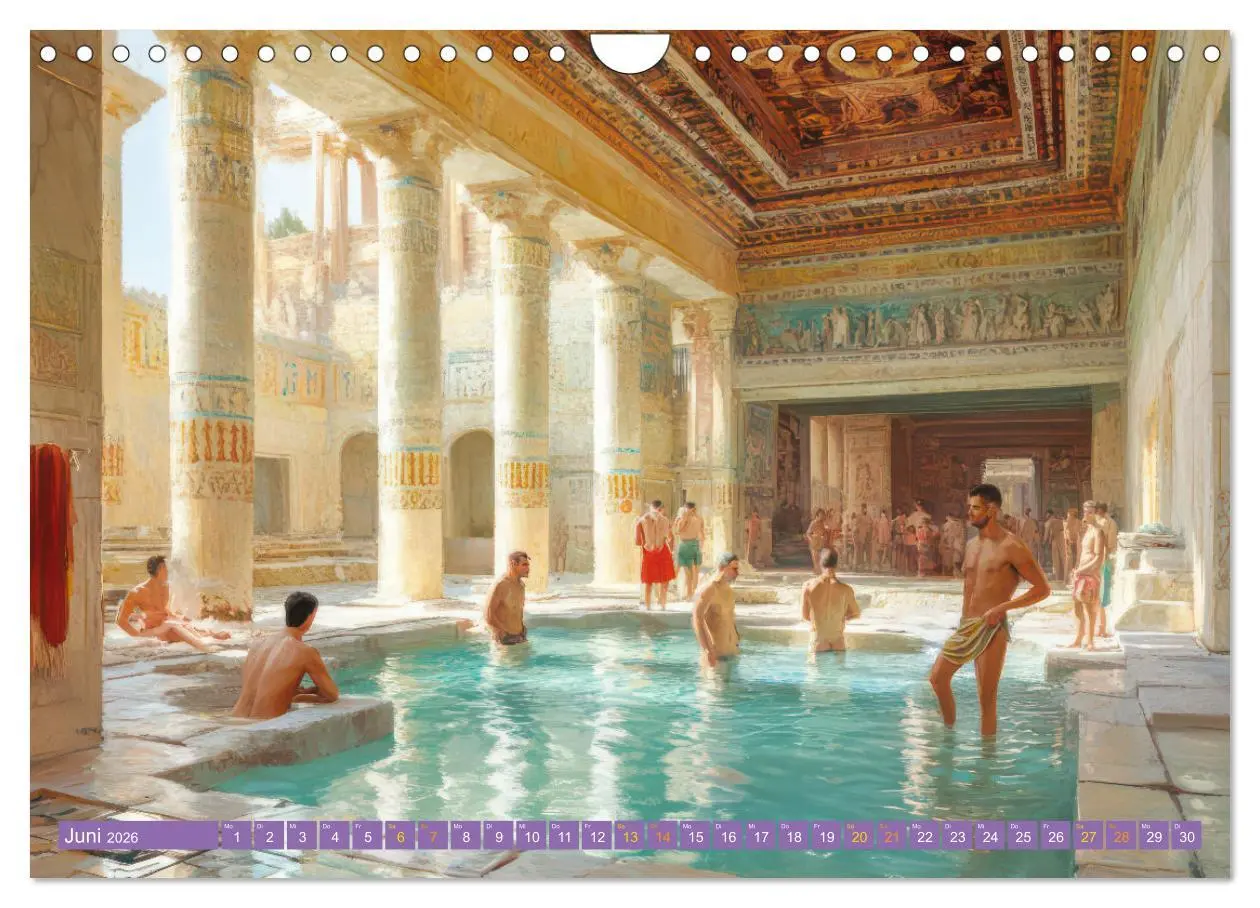 Bild: 9783457312742 | Die Römer - Kämpfe und Alltag (Wandkalender 2026 DIN A4 quer),...