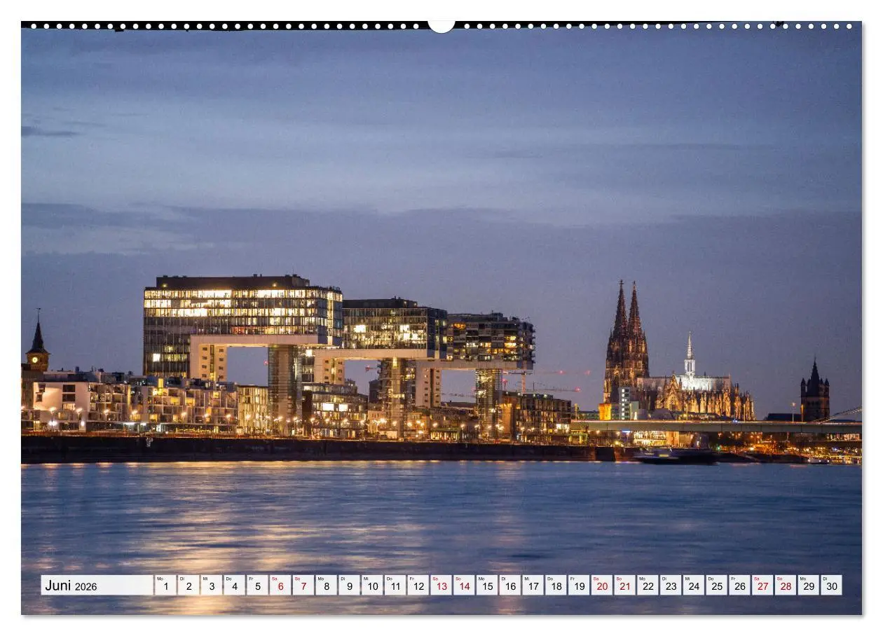 Bild: 9783457482742 | Cologne - Köln (hochwertiger Premium Wandkalender 2026 DIN A2...