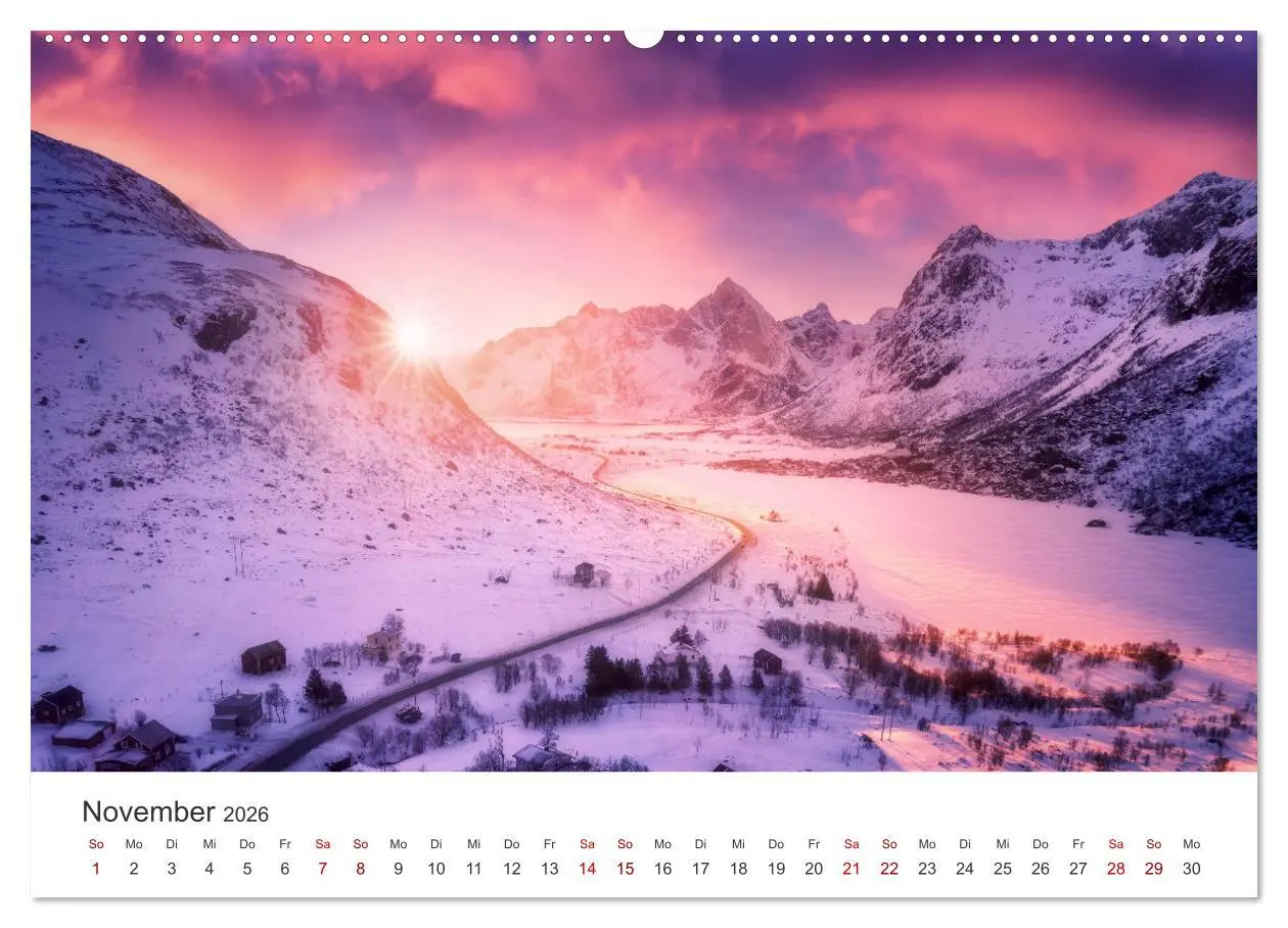Bild: 9783457552742 | Norwegen Luftaufnahmen (Wandkalender 2026 DIN A2 quer), CALVENDO...