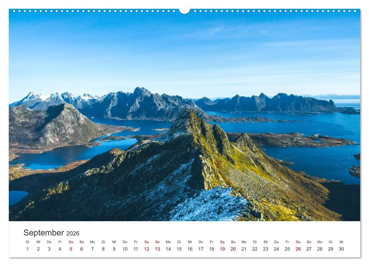 Bild: 9783457552742 | Norwegen Luftaufnahmen (Wandkalender 2026 DIN A2 quer), CALVENDO...