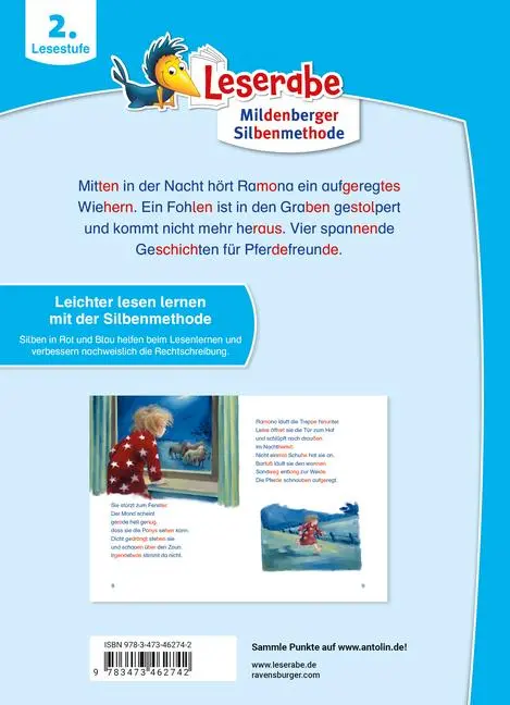 Bild: 9783473462742 | Leserabe - mit Mildenberger Silbenmethode - Pferdegeschichten | Boehme