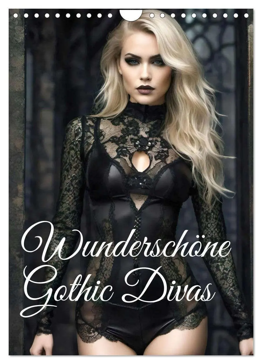 Cover: 9783516262742 | Wunderschöne Gothic Divas (Wandkalender 2026 DIN A4 hoch), CALVENDO...