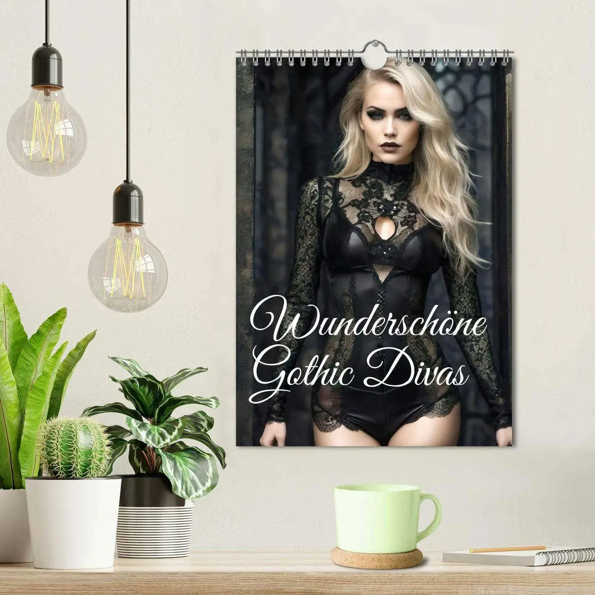 Bild: 9783516262742 | Wunderschöne Gothic Divas (Wandkalender 2026 DIN A4 hoch), CALVENDO...