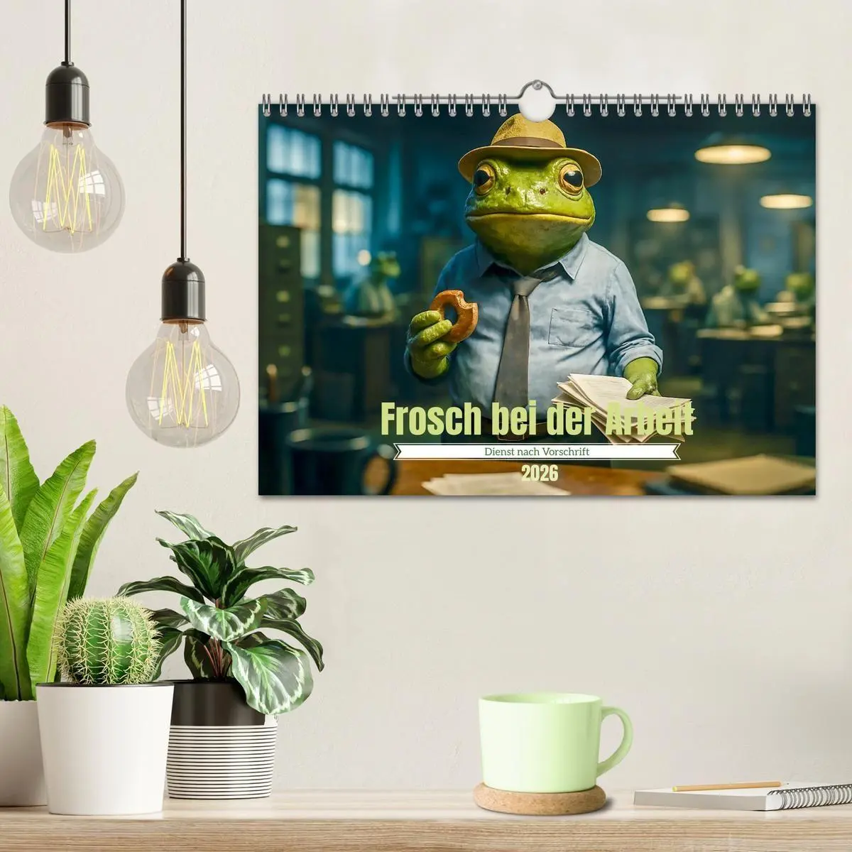 Bild: 9783516712742 | Frosch bei der Arbeit- Dienst nach Vorschrift (Wandkalender 2026...