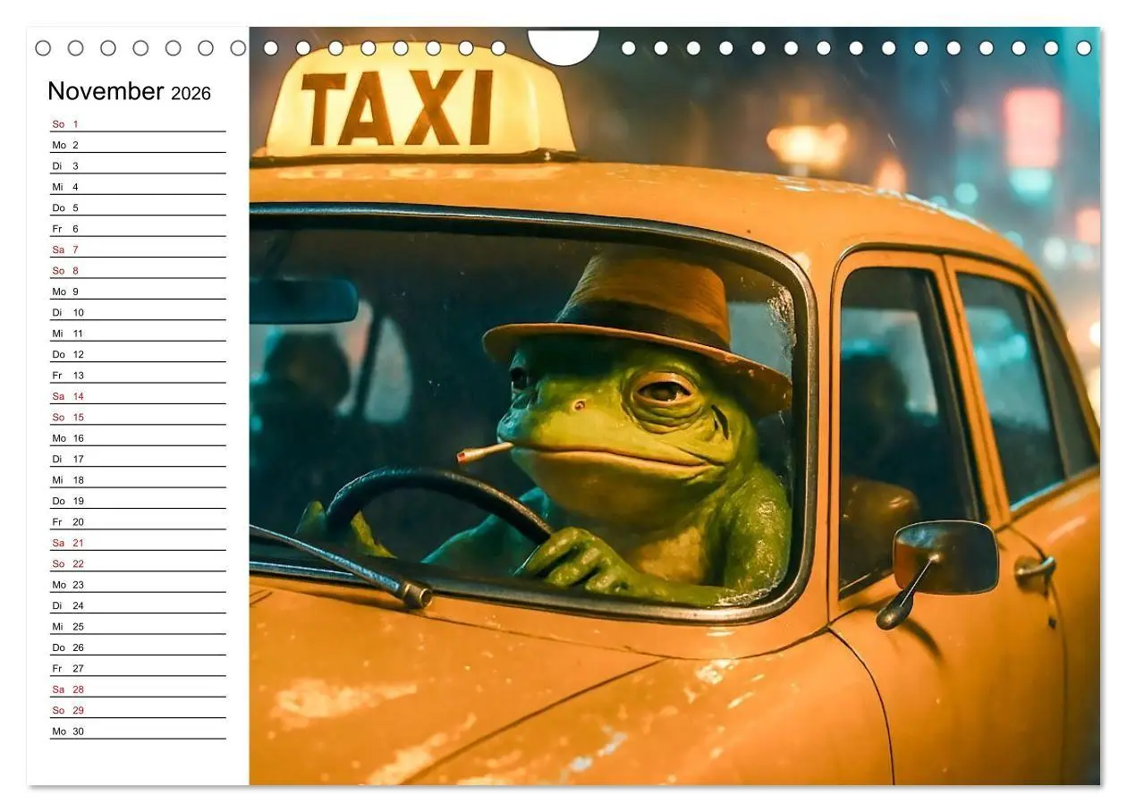 Bild: 9783516712742 | Frosch bei der Arbeit- Dienst nach Vorschrift (Wandkalender 2026...