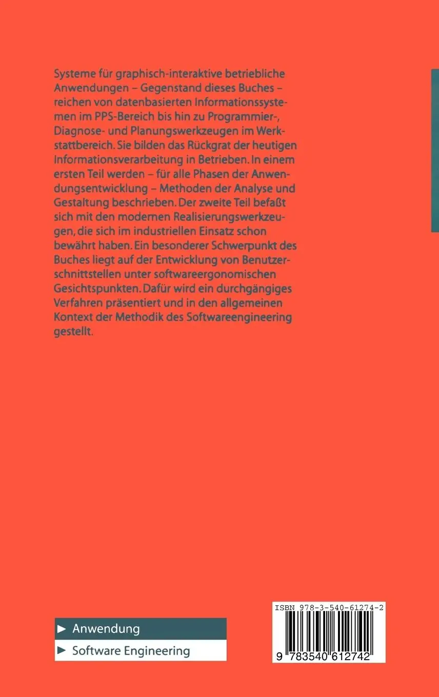 Rückseite: 9783540612742 | Betriebliche Informationssysteme | Klaus-Peter Fähnrich (u. a.) | Buch