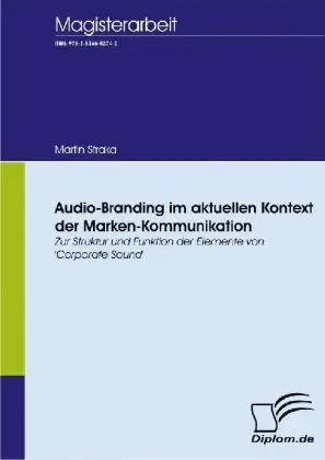 Cover: 9783836652742 | Audio-Branding im aktuellen Kontext der Marken-Kommunikation | Straka