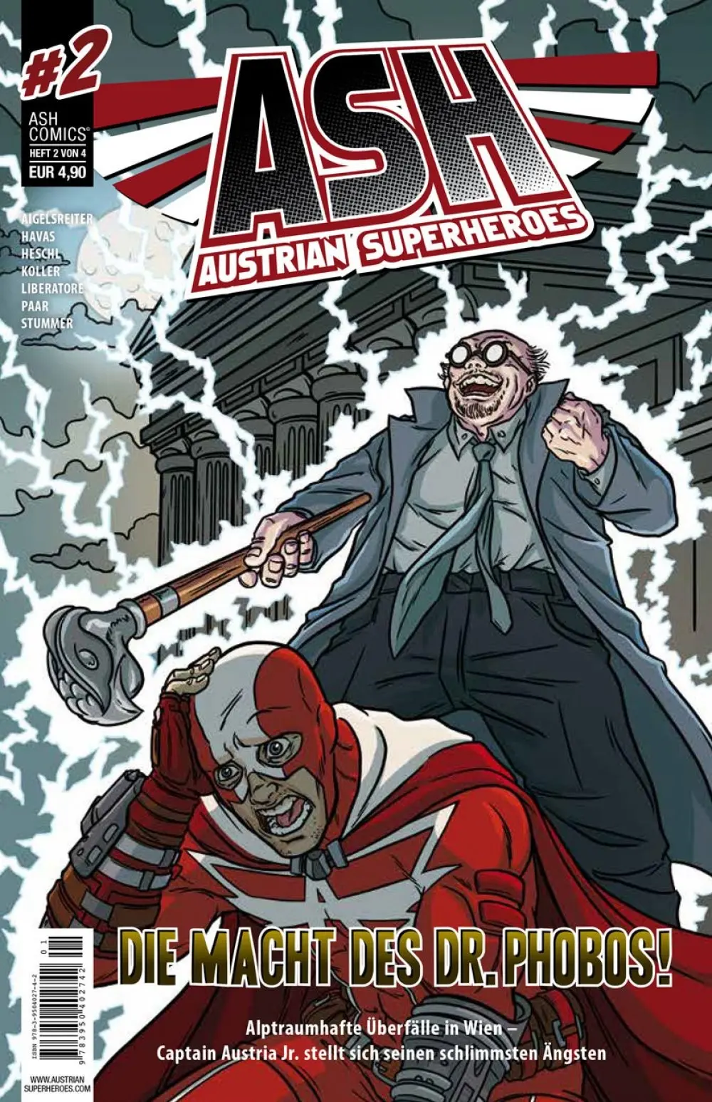 Cover: 9783950402742 | ASH - Austrian Superheroes 2 | Die Macht des Dr. Phobos | 2016