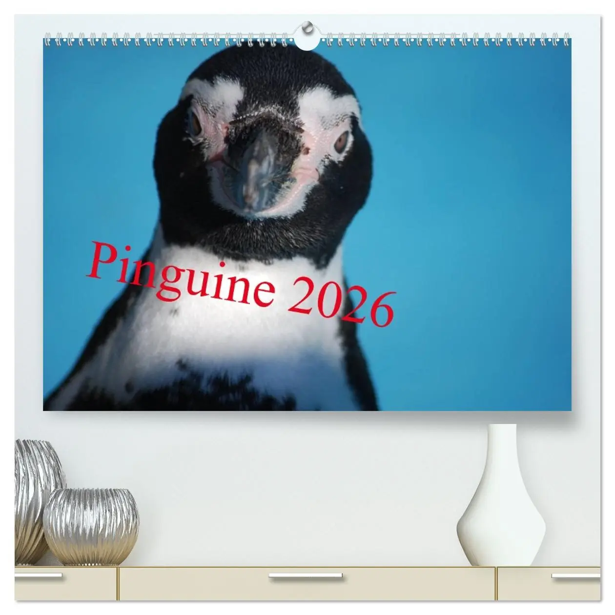 Cover: 9783516182842 | Pinguine 2026 (hochwertiger Premium Wandkalender 2026 DIN A2 quer),...