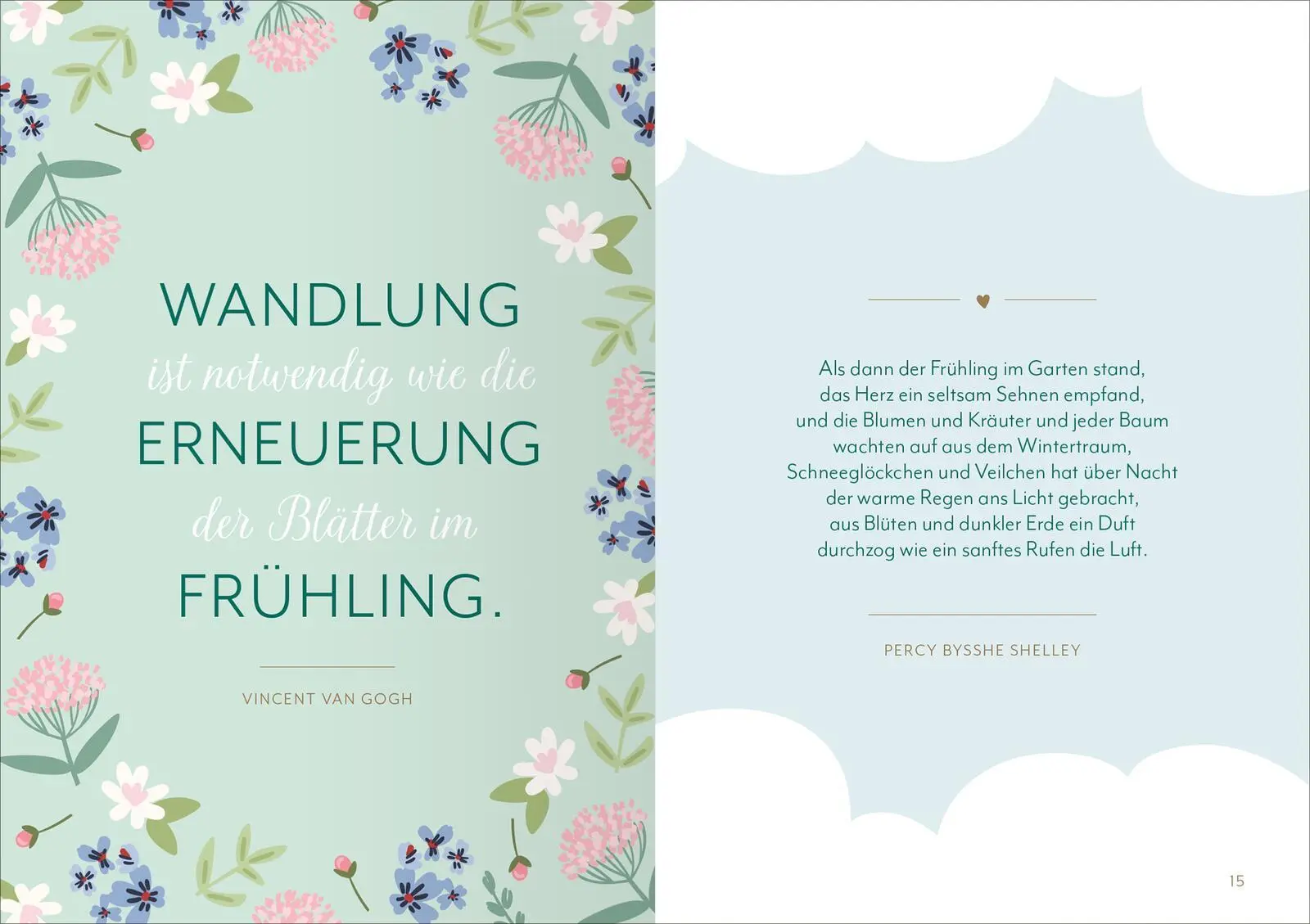 Bild: 9783845862842 | Frühlingsherz | Die schönsten Geschichten vom Neuanfang | Taschenbuch