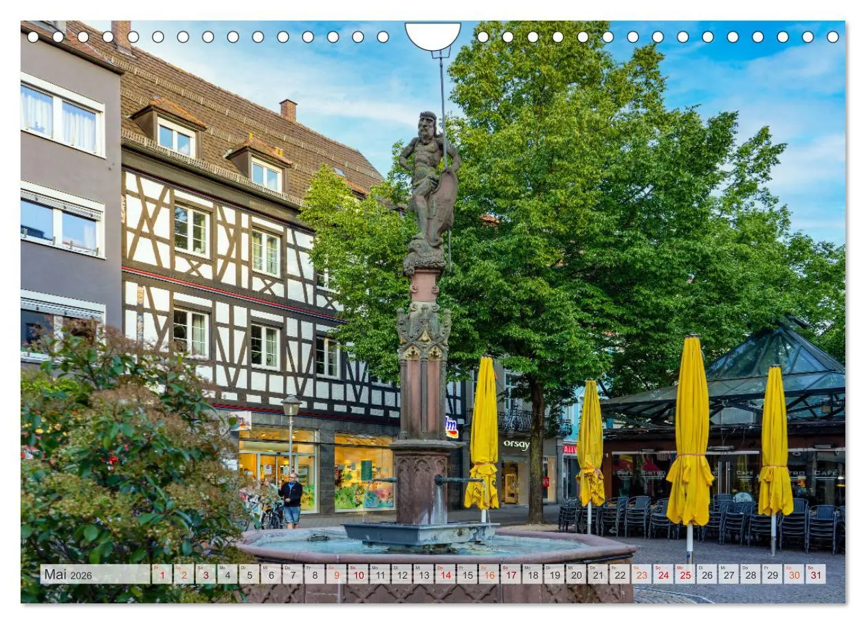 Bild: 9783457602942 | Offenburg Impressionen (Wandkalender 2026 DIN A4 quer), CALVENDO...
