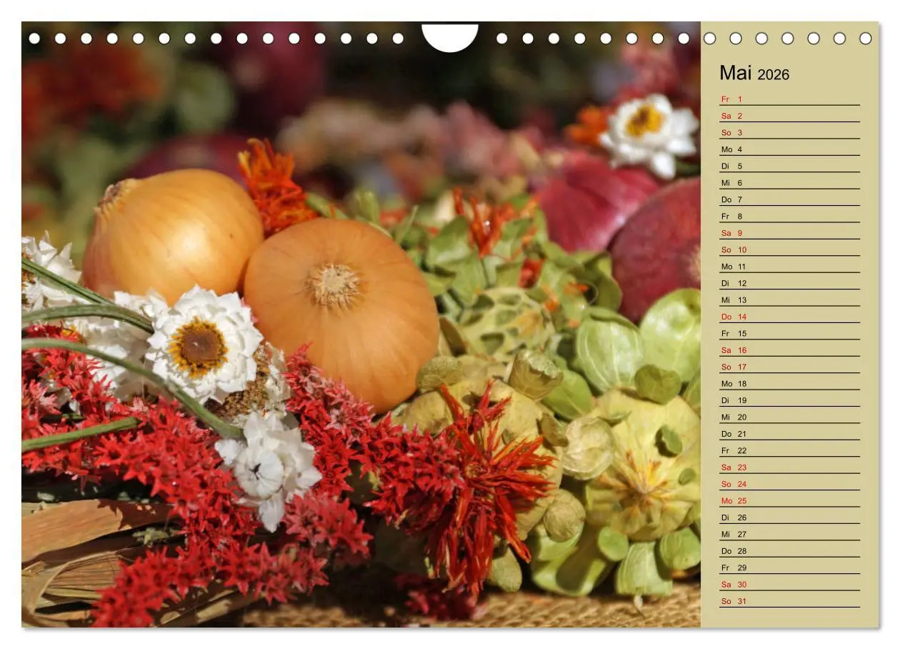 Bild: 9783457842942 | In Weimar ist Zwiebelmarkt (Wandkalender 2026 DIN A4 quer),...
