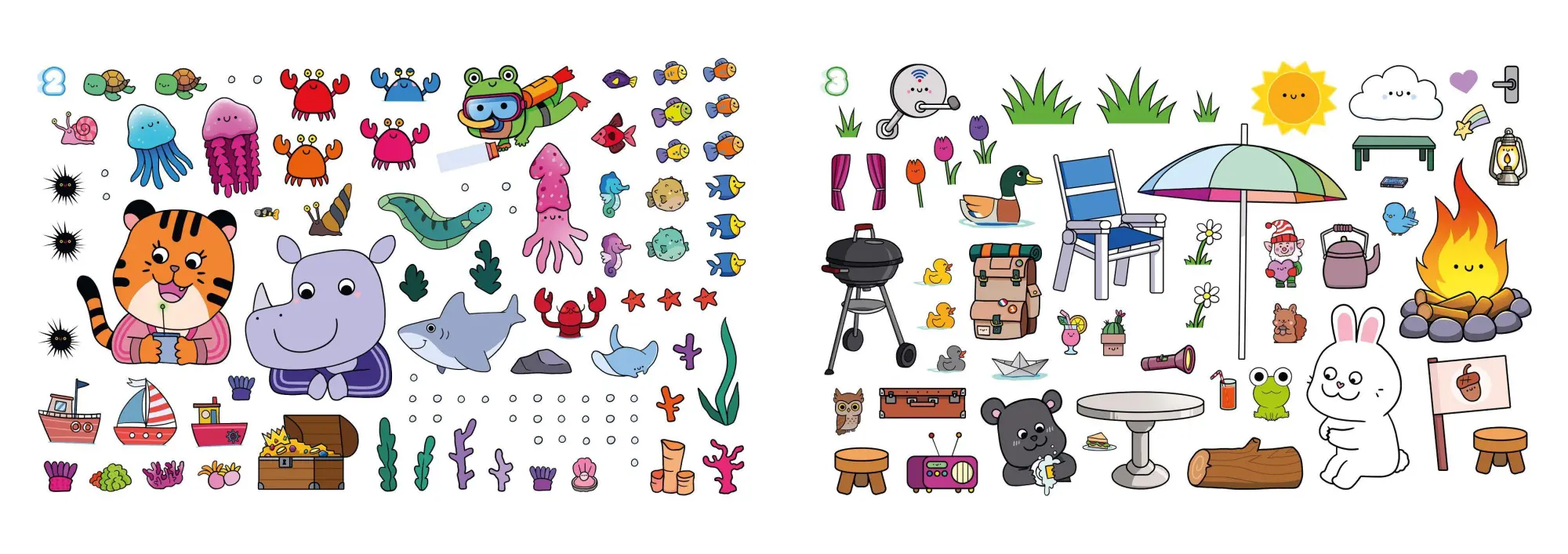 Bild: 9783745932942 | Mein supercutes Kawaii-Stickerbuch mit über 500 wiederablösbaren...