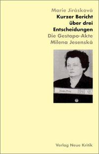 Cover: 9783801502942 | Kurzer Bericht über drei Entscheidungen | Marie Jirasková | Buch