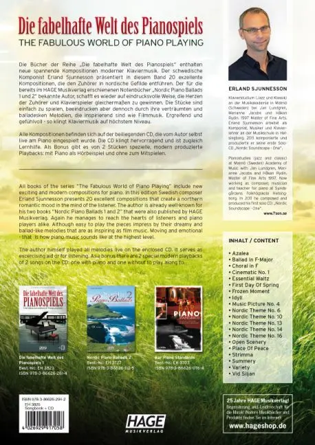 Bild: 9783866262942 | Die fabelhafte Welt des Pianospiels Vol. 2 mit CD | Erland Sjunnesson