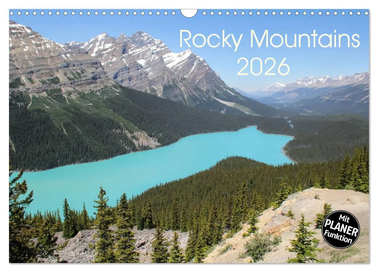 Cover: 9783457973042 | Rocky Mountains 2026 (Wandkalender 2026 DIN A3 quer), CALVENDO...