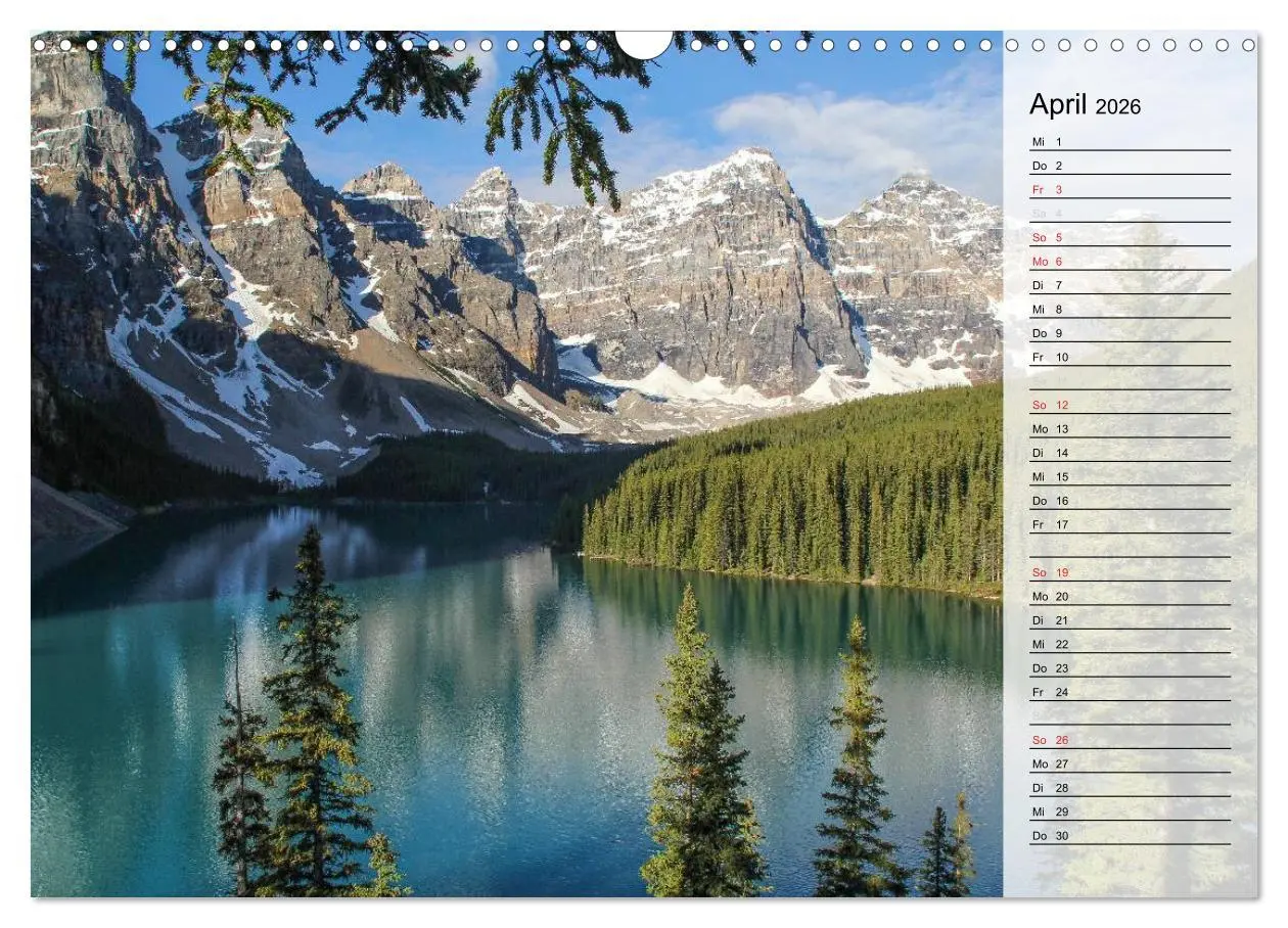 Bild: 9783457973042 | Rocky Mountains 2026 (Wandkalender 2026 DIN A3 quer), CALVENDO...