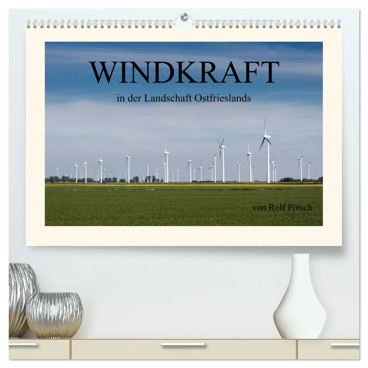 Cover: 9783516133042 | Windkraft in der Landschaft Ostfrieslands (hochwertiger Premium...