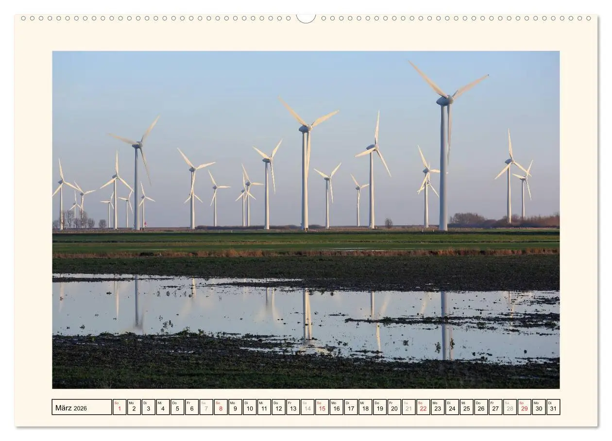 Bild: 9783516133042 | Windkraft in der Landschaft Ostfrieslands (hochwertiger Premium...
