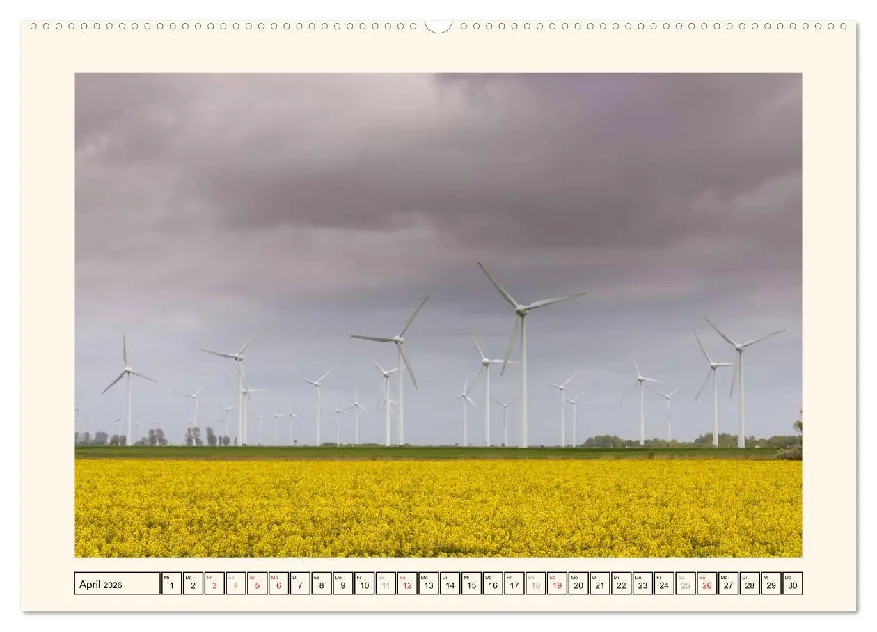 Bild: 9783516133042 | Windkraft in der Landschaft Ostfrieslands (hochwertiger Premium...