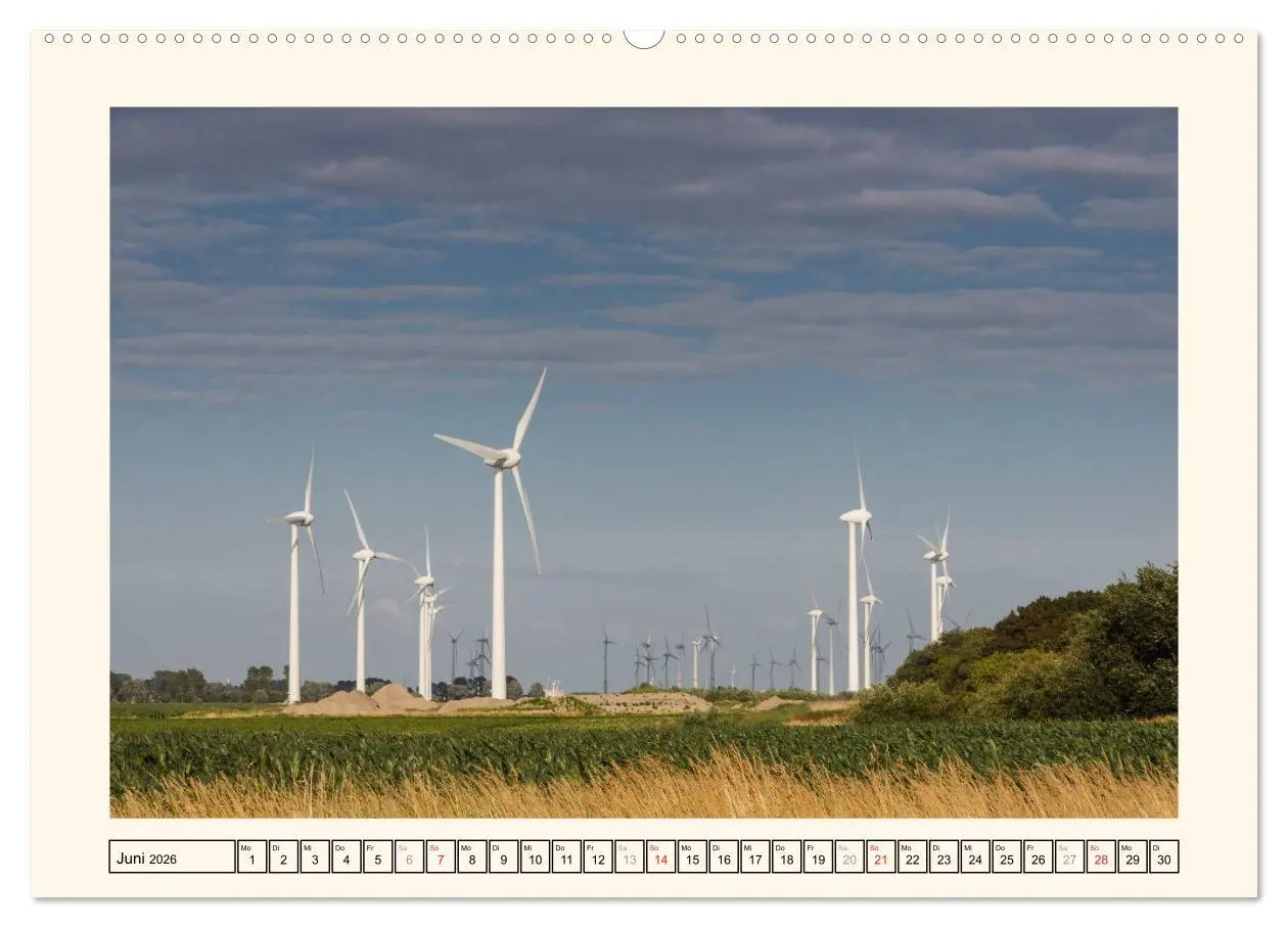 Bild: 9783516133042 | Windkraft in der Landschaft Ostfrieslands (hochwertiger Premium...