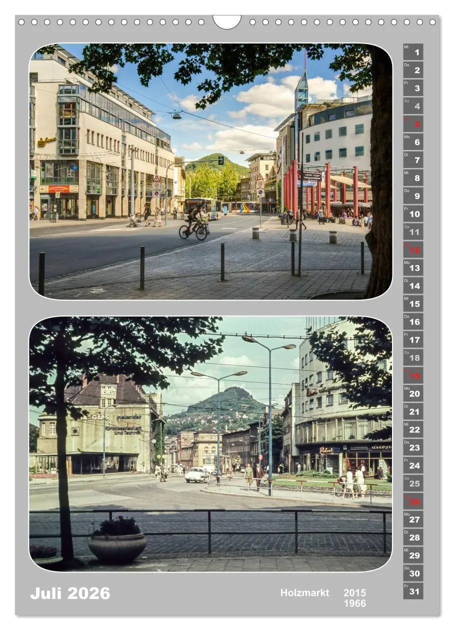 Bild: 9783516443042 | Jena im Wandel (Wandkalender 2026 DIN A3 hoch), CALVENDO...