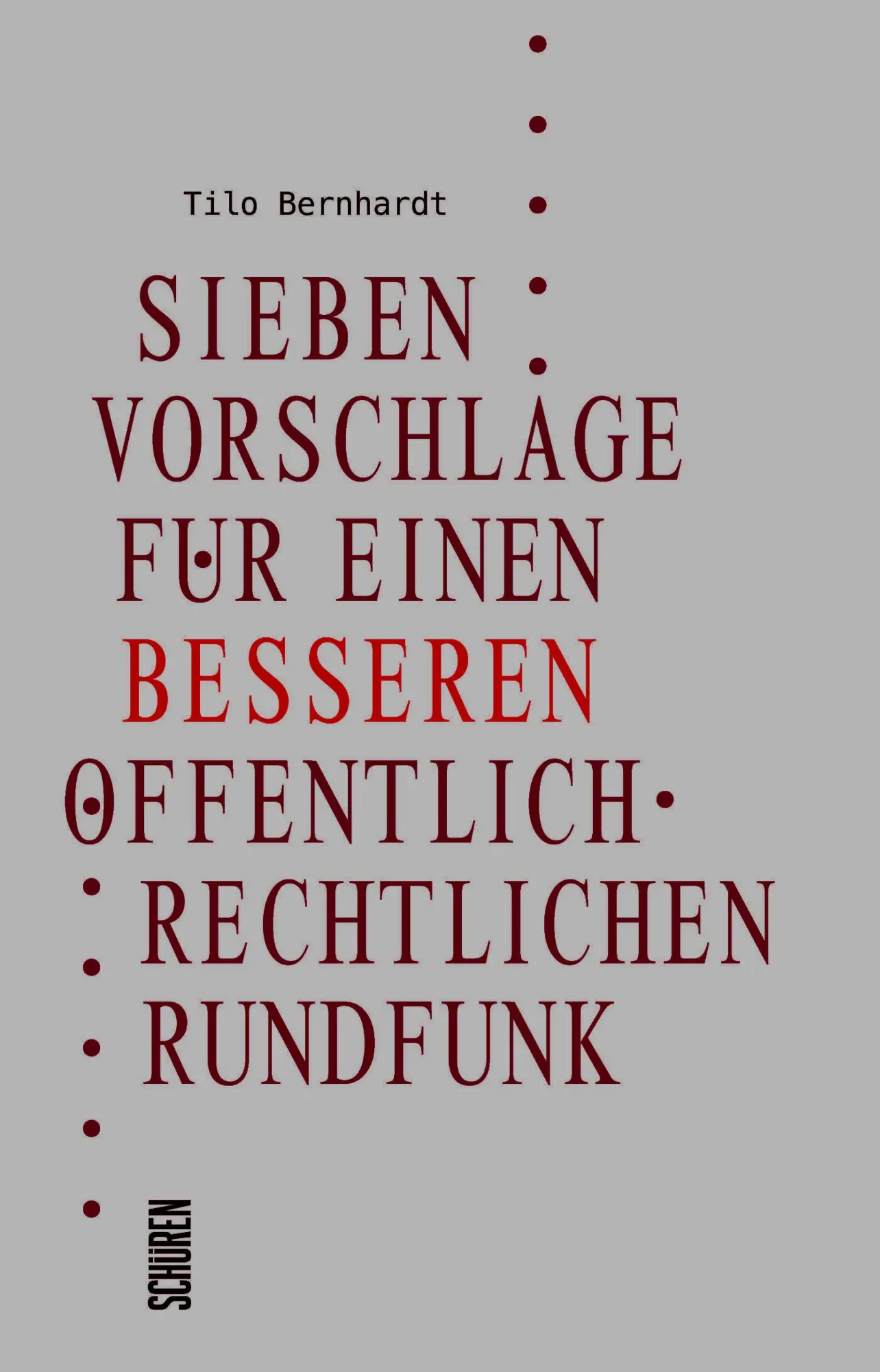 Cover: 9783741003042 | Sieben Vorschläge für einen besseren öffentlich-rechtlichen Rundfunk