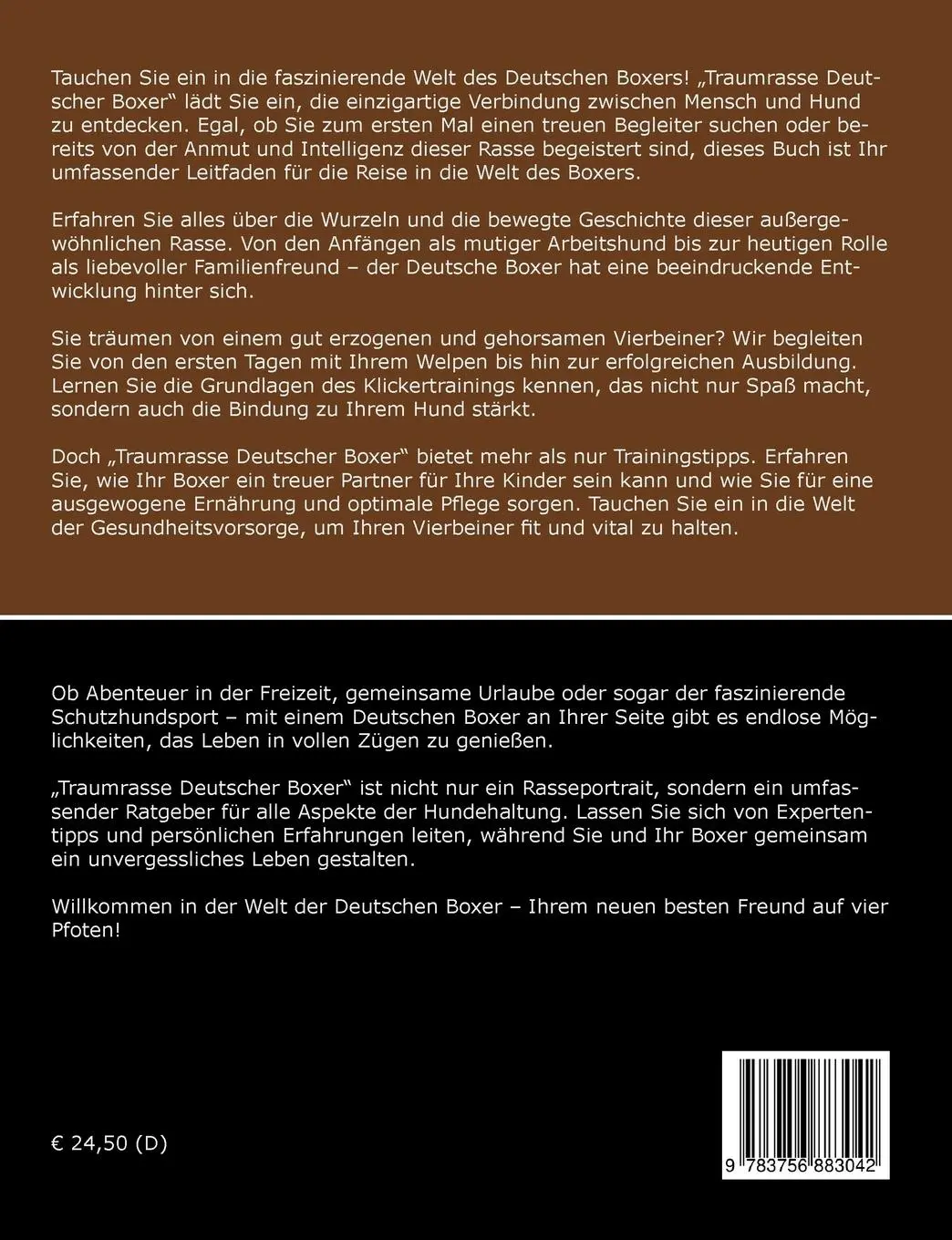 Rückseite: 9783756883042 | Traumrasse: Deutscher Boxer | Carsten Ramus | Taschenbuch | 192 S.