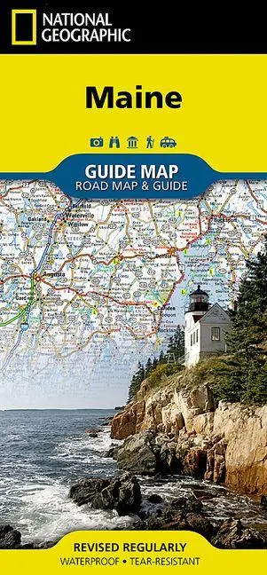 Cover: 9781597753142 | Maine Map | National Geographic Maps | (Land-)Karte | Karte/Landkarte