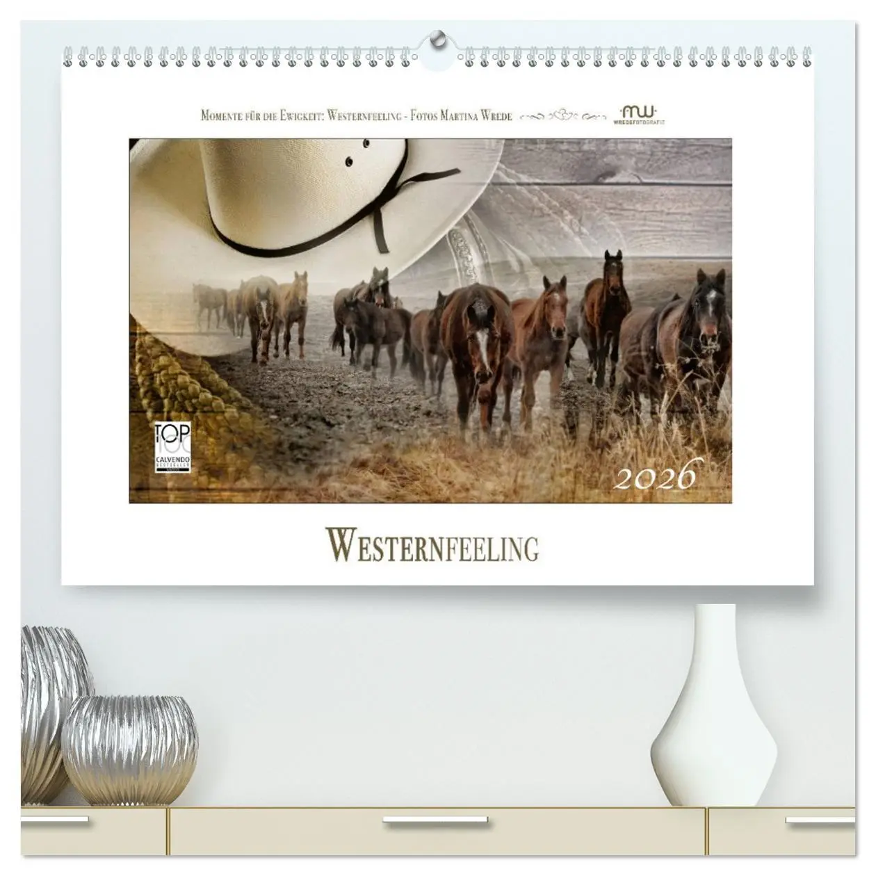 Cover: 9783457963142 | Western-Feeling (hochwertiger Premium Wandkalender 2026 DIN A2...