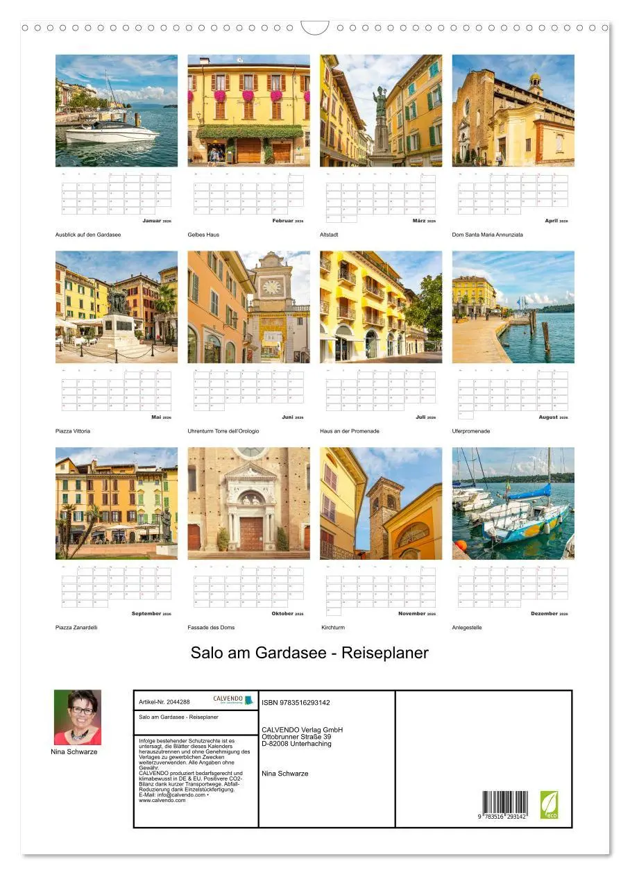 Bild: 9783516293142 | Salo am Gardasee - Reiseplaner (Wandkalender 2026 DIN A2 hoch),...