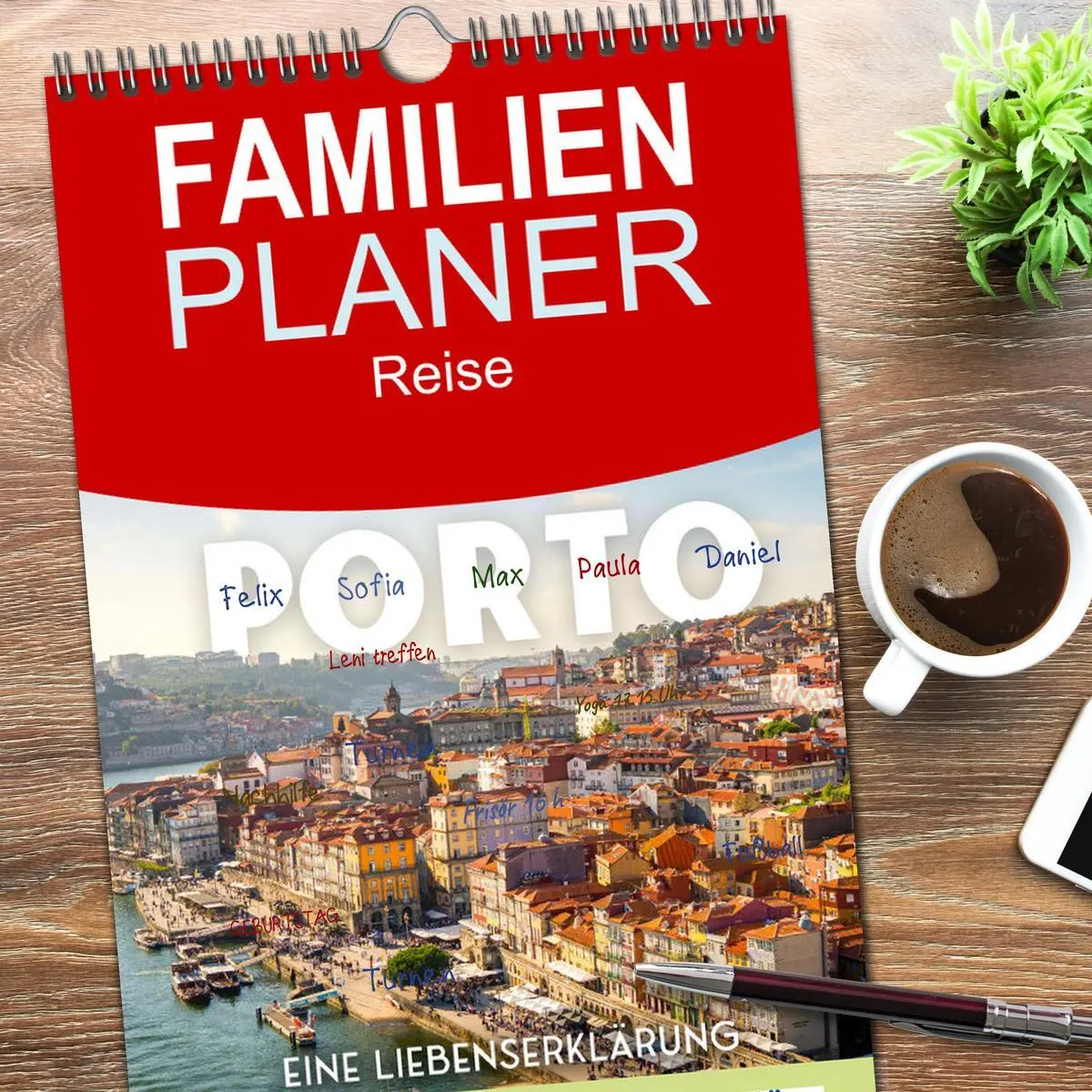 Bild: 9783516503142 | Familienplaner 2026 - Porto - Eine Liebeserklärung mit 5 Spalten...