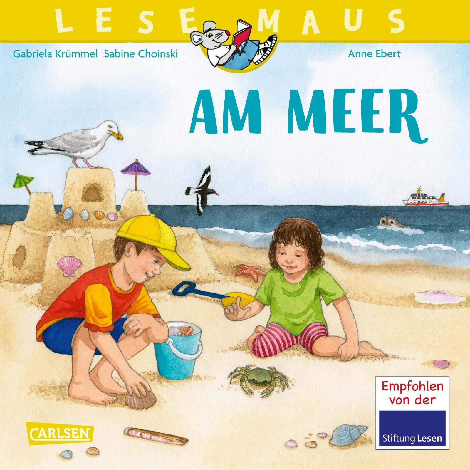 Cover: 9783551083142 | LESEMAUS 10: Am Meer | Gabriela Krümmel (u. a.) | Broschüre | Lesemaus