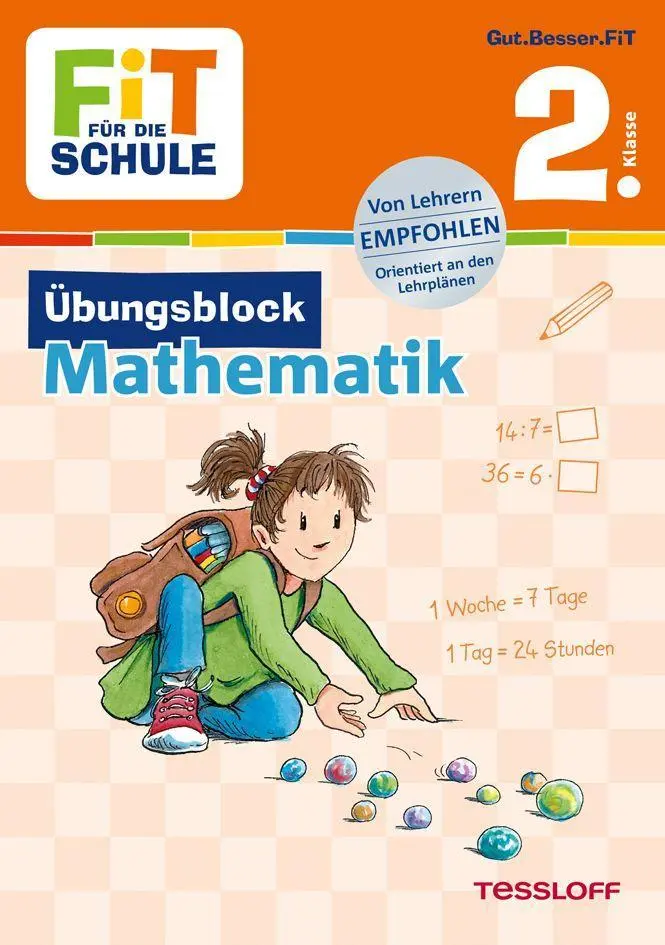 Cover: 9783788623142 | Fit für die Schule: Übungsblock Mathematik 2. Klasse | Werner Zenker
