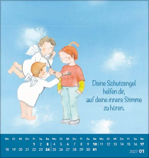 Bild: 9783819303142 | Deine Schutzengel 2027 | Verlag Korsch | Kalender | 13 S. | Deutsch