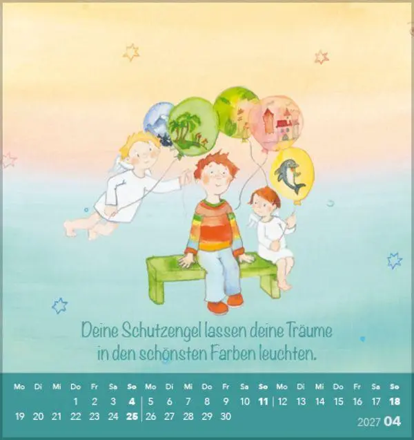 Bild: 9783819303142 | Deine Schutzengel 2027 | Verlag Korsch | Kalender | 13 S. | Deutsch