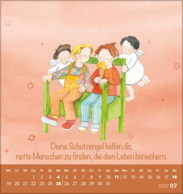 Bild: 9783819303142 | Deine Schutzengel 2027 | Verlag Korsch | Kalender | 13 S. | Deutsch