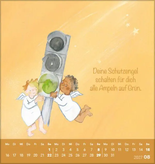 Bild: 9783819303142 | Deine Schutzengel 2027 | Verlag Korsch | Kalender | 13 S. | Deutsch