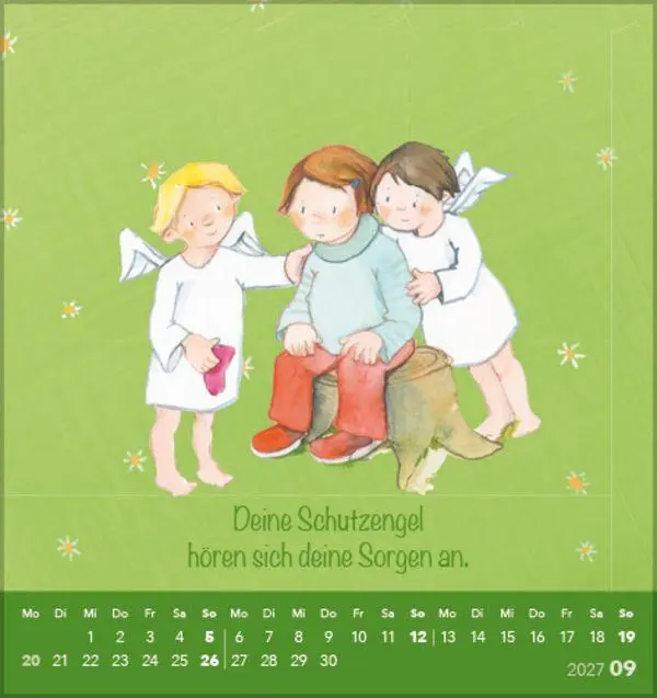 Bild: 9783819303142 | Deine Schutzengel 2027 | Verlag Korsch | Kalender | 13 S. | Deutsch