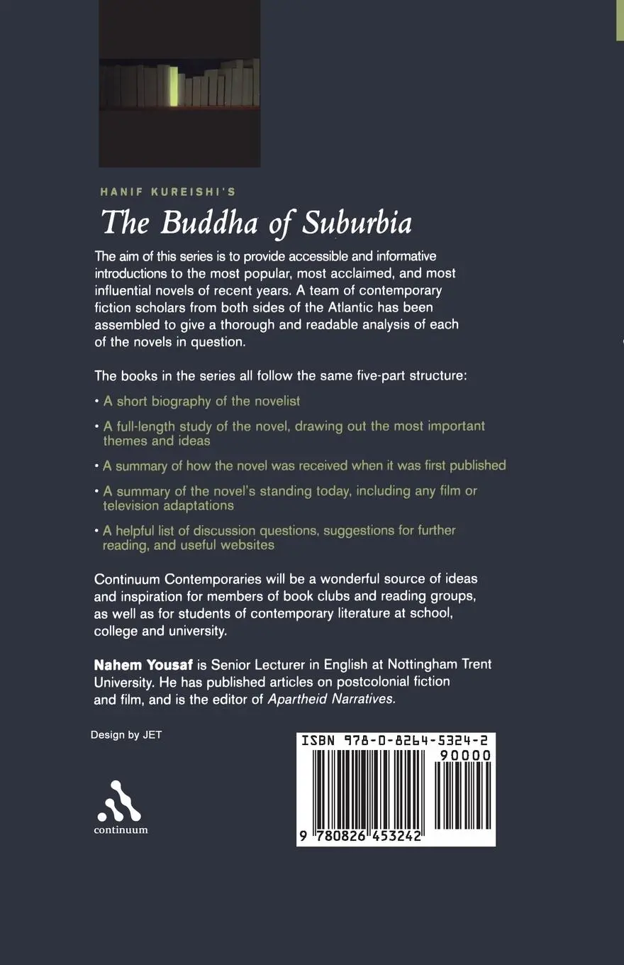 Rückseite: 9780826453242 | Hanif Kureishi's The Buddha of Suburbia | Nahem Yousaf | Taschenbuch