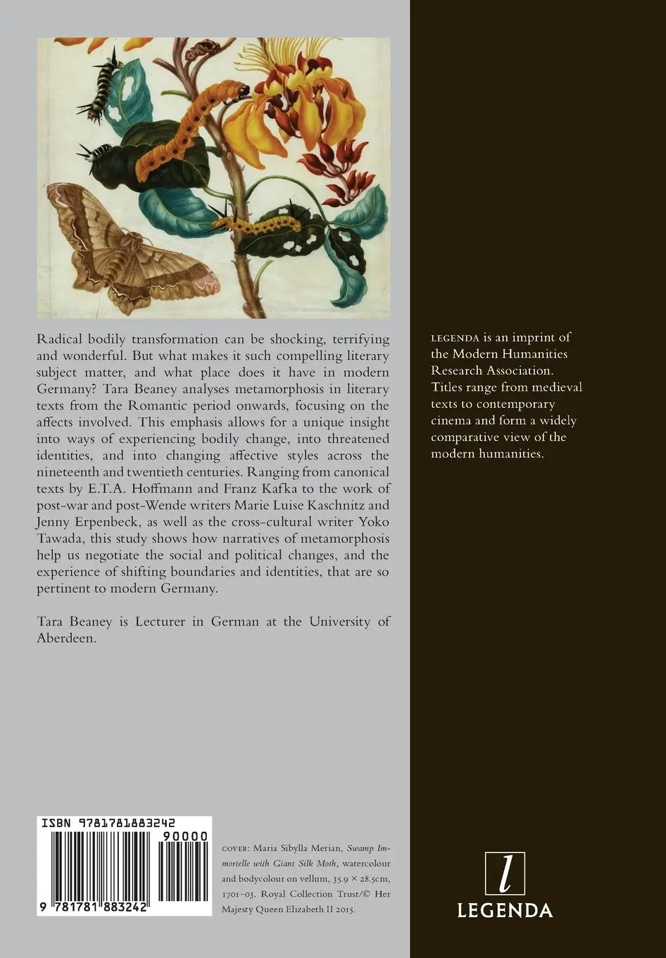 Rückseite: 9781781883242 | Metamorphosis in Modern German Literature | Tara Beaney | Taschenbuch