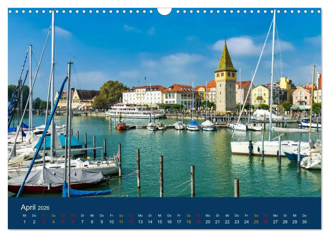 Bild: 9783457883242 | Ansichten vom Bodensee (Wandkalender 2026 DIN A3 quer), CALVENDO...