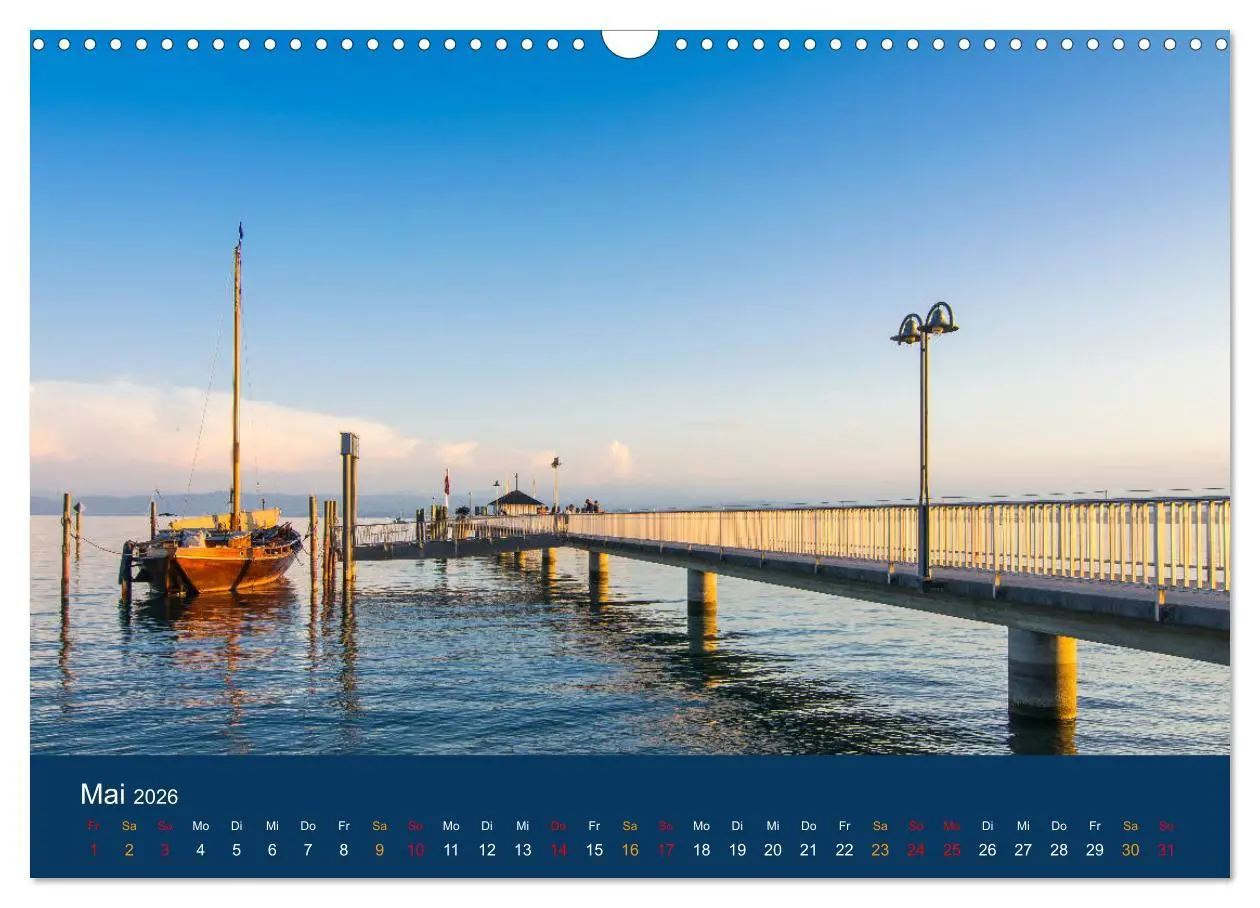 Bild: 9783457883242 | Ansichten vom Bodensee (Wandkalender 2026 DIN A3 quer), CALVENDO...